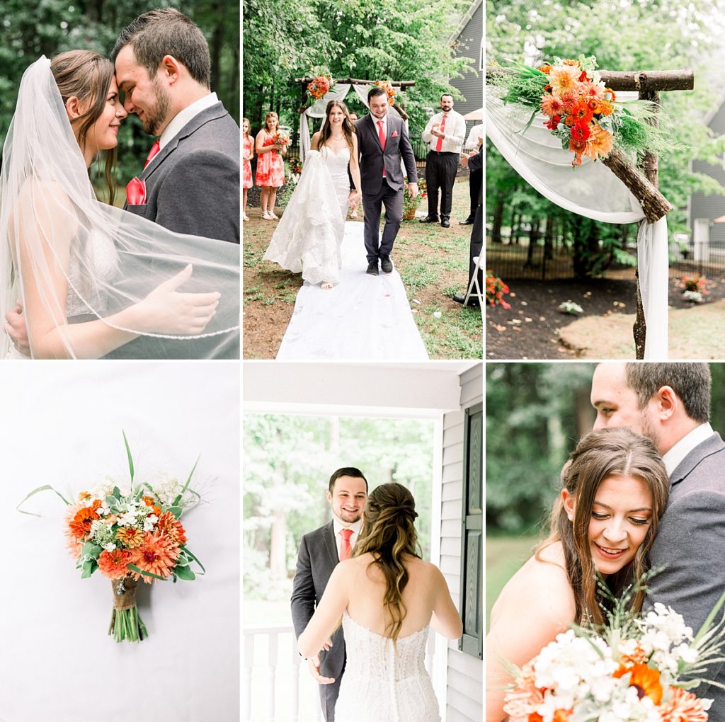Heather + PJ | Colorful At-Home Wedding